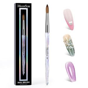 100% Kolinsky Acrylic Nail Brush Size 8