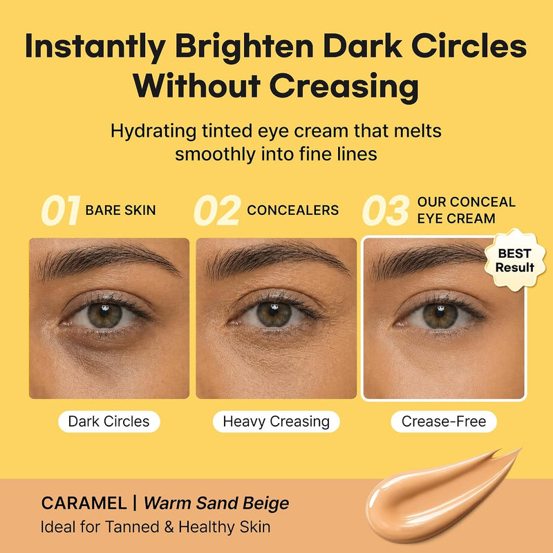 Banana PDRN Conceal Eye Cream Caramel