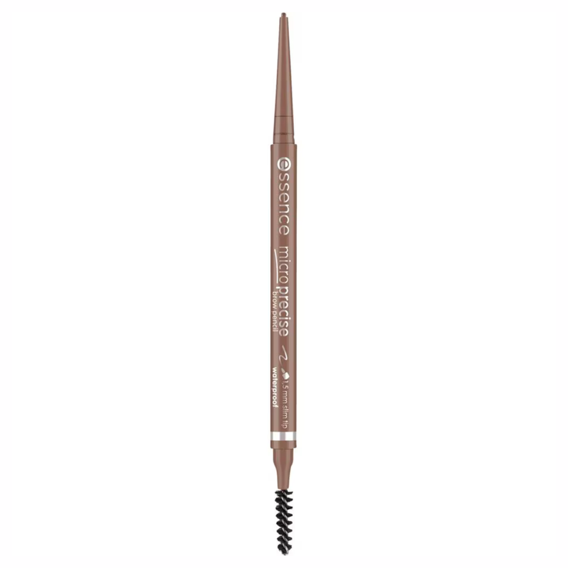 Essence Micro Precise Brow Pencil 02 Taupe, wenkbrauwpotlood met spooliebrushje