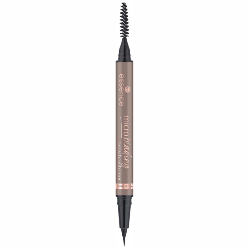 Essence Microblading Brow Brush Liner 02 Light Brown, vloeibare wenkbrauw liner