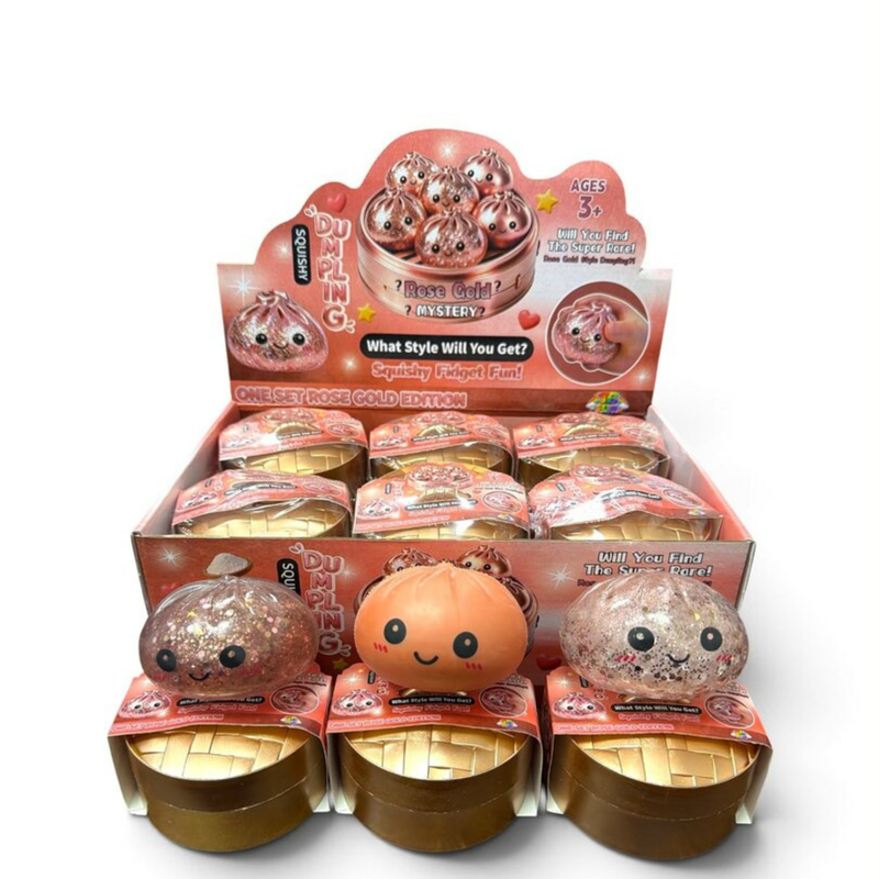 Mystery Dumpling Squishy Rose Gold Edition