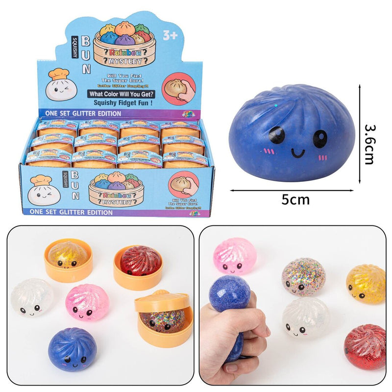 Mystery Glitter Dumpling Squishy Small