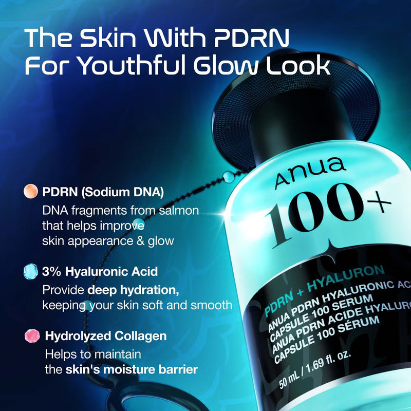 Anua K-Pop Demon Hunters PDRN Hyaluronic Acid Capsule 100 Serum 50 ml.