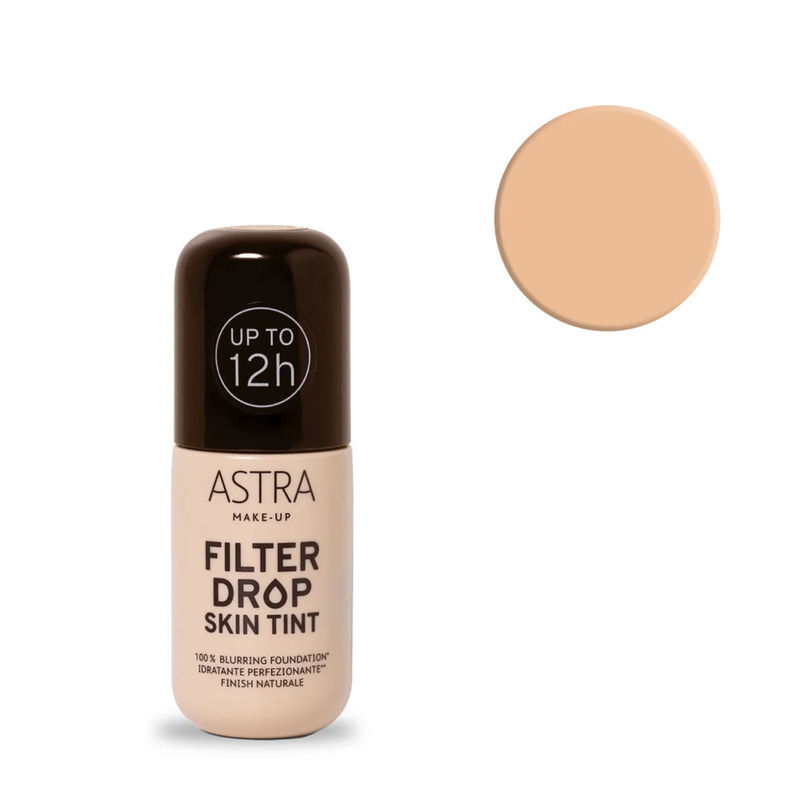 Astra Make Up Filterdrop Skin Tint Light, lichtgewicht skin tint met stralende finish