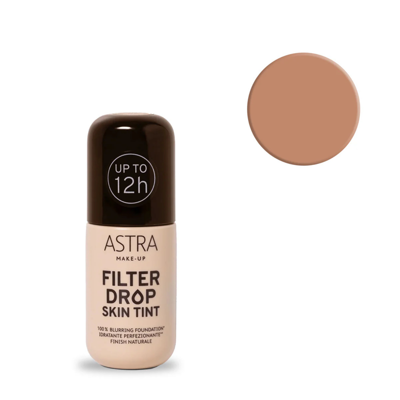 Astra Make Up Filterdrop Skin Tint Medium Tan, lichtgewicht foundation