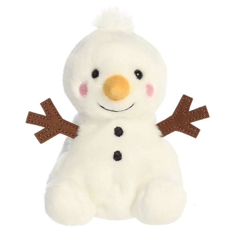 Aurora World New Twig Snowman, zachte knuffel van 13 cm