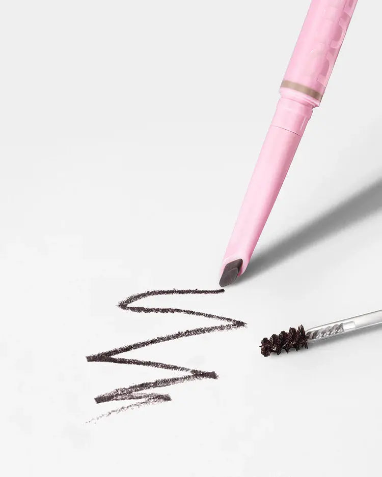 Beauty Creations Duet Gel Tint & Brow Pencil Dark Brown, 2-in-1 wenkbrauwpotlood en gel