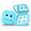Pimple Star Patches & Mirror Case Blue