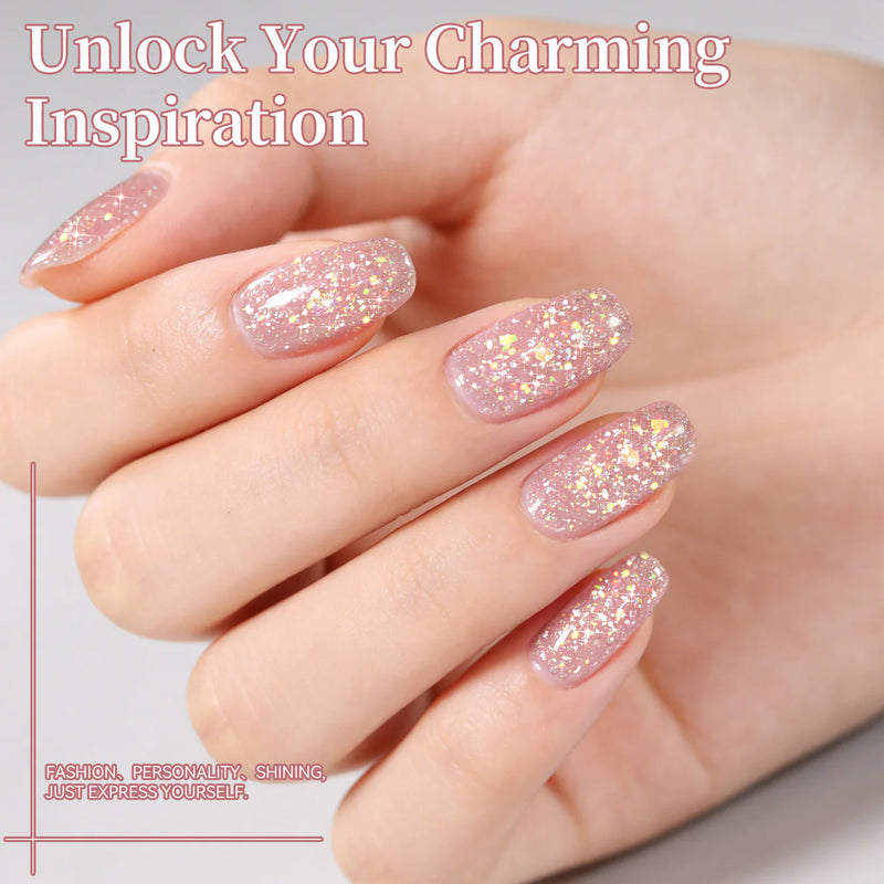 Born Pretty Jelly Glitter Gel JN93 Fairy Dust