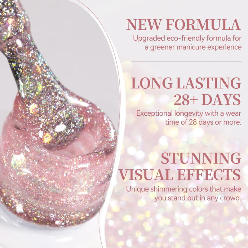 Born Pretty Jelly Glitter Gel JN93 Fairy Dust