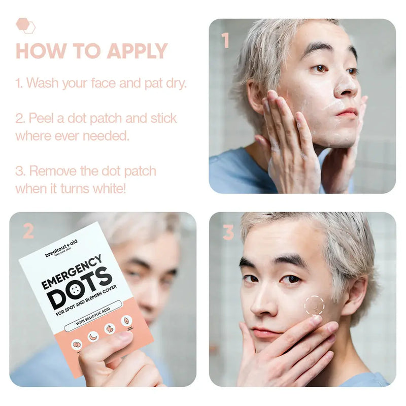 BreakoutAid Emergency Dots For Spots and Blemishes Salicylic Acid