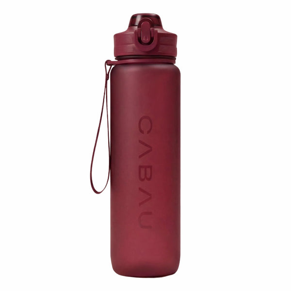 Cabau Lifestyle Bloom Water Bottle Cherry