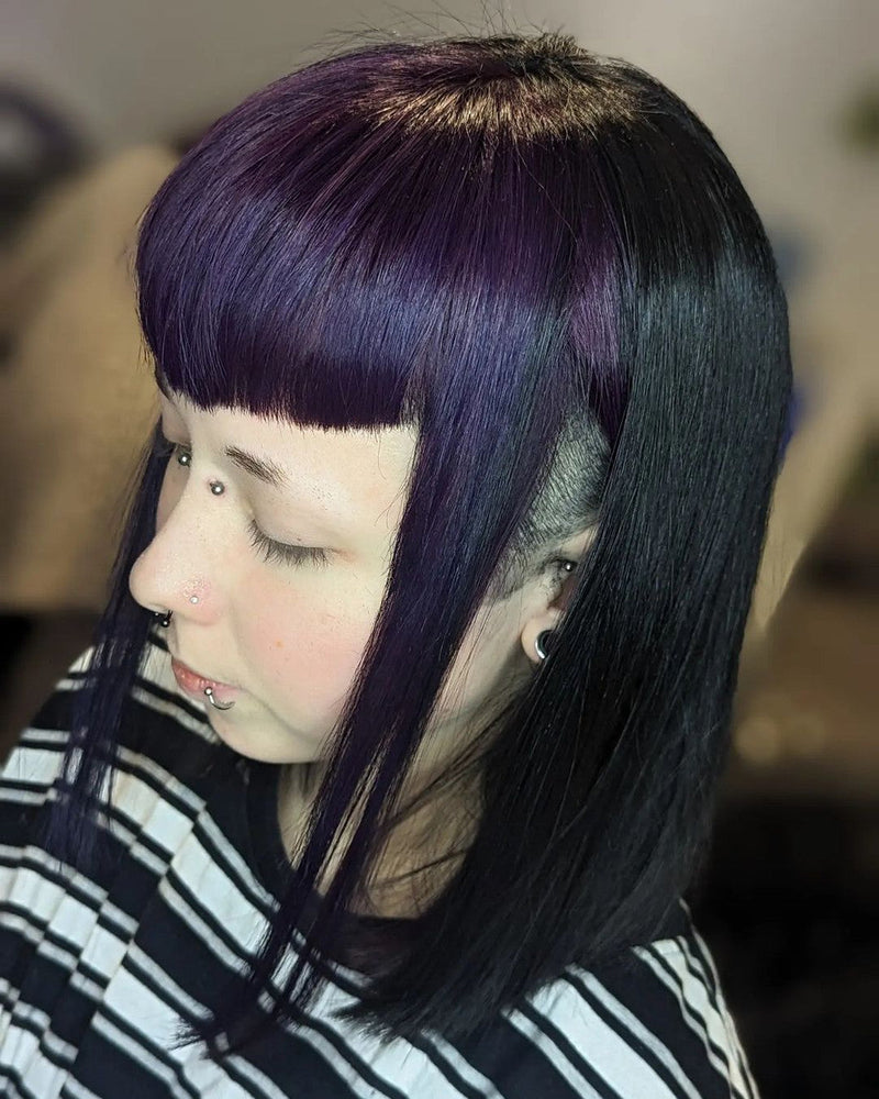 Crazy Color 72 Sapphire, semi-permanente diep inktblauwe haarverf, foto 5 van 8
