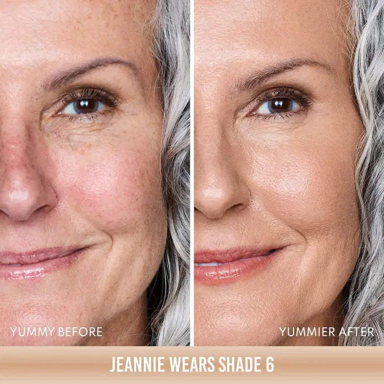 Danessa Myricks Beauty Yummy Skin Serum Skin Tint 6, lichte foundation met serum-eigenschappen, foto 2 van 6
