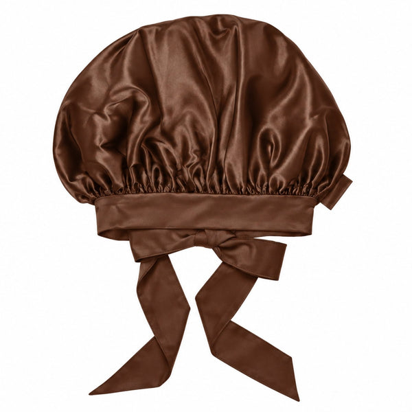 Danielle Creations Satin Lined Shower Cap Xl For Curly Hair
