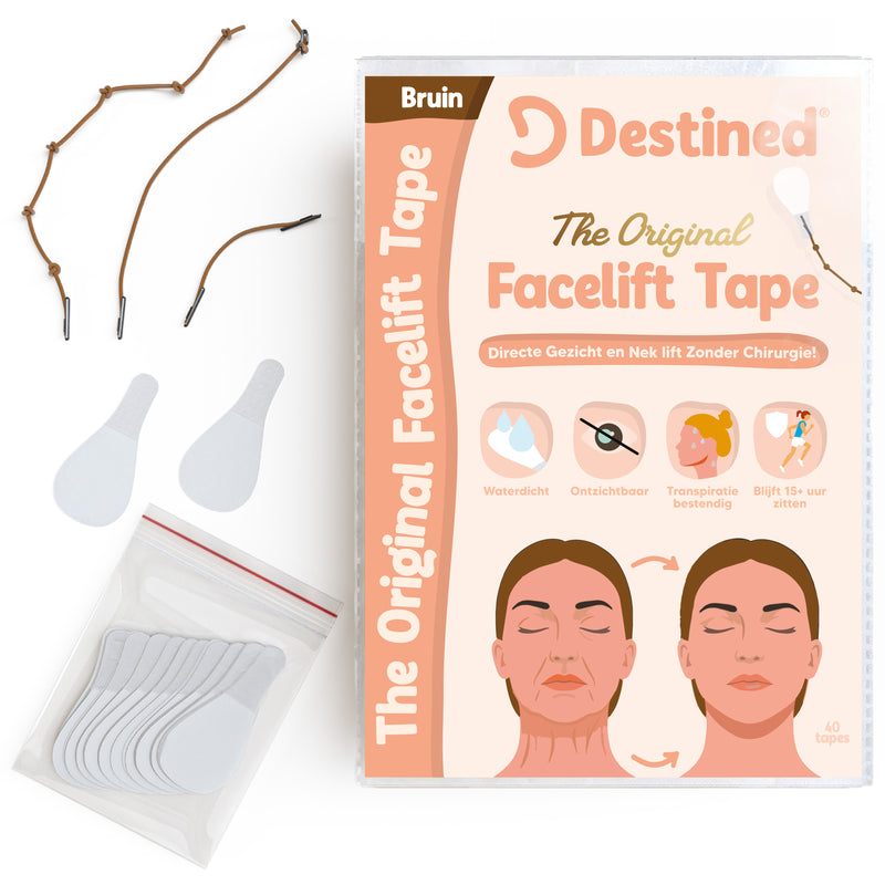 Destined Beauty Facelift Tape Set Original Brown