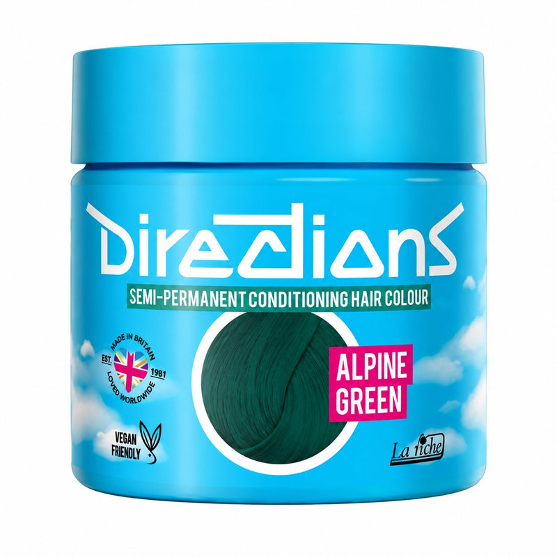Directions Hair Color #alpine Green, semi-permanente haarverf in alpine groen