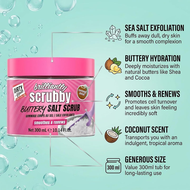 Dirty Works Brilliantly Scrubby Salt Scrub 2