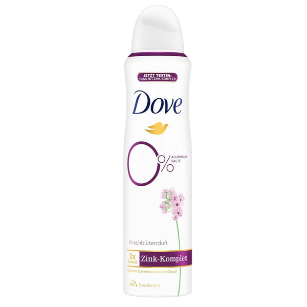 Dove Cherry Blossom Scent Deodorant Spray with Nourishing Zinc Complex