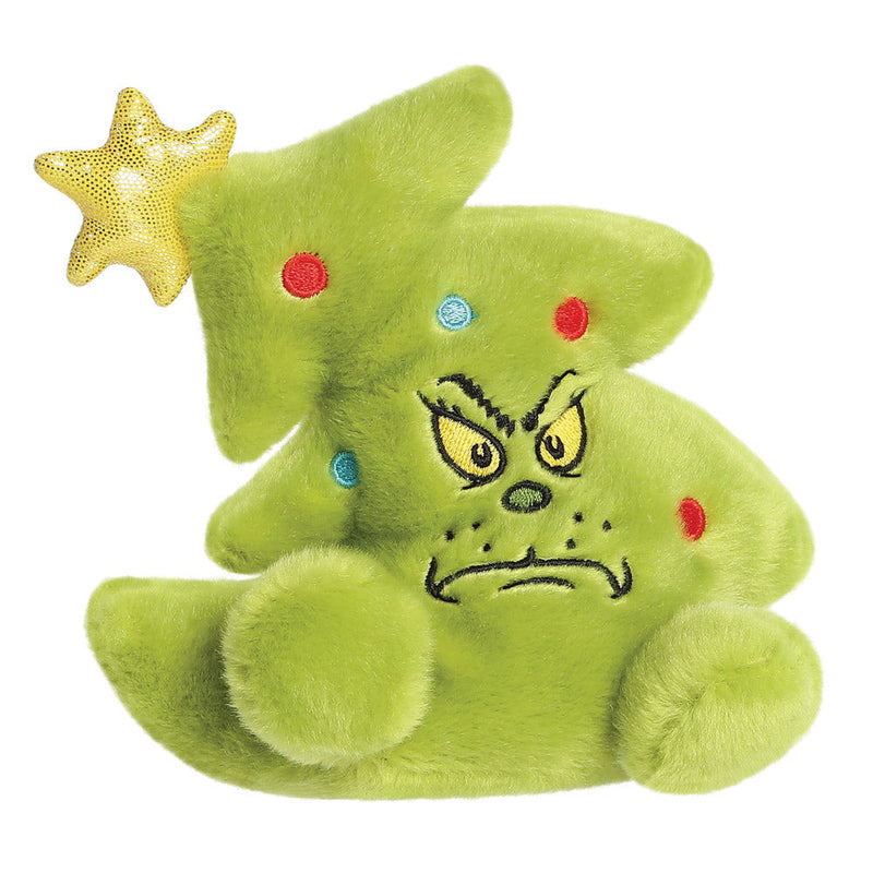 Aurora World Dr. Seuss Grinch Tree Palm Pals, groen knuffeltje, foto 2 van 2
