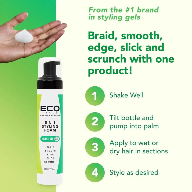 EcoStyle 5in1 Styling Foam Braid 4