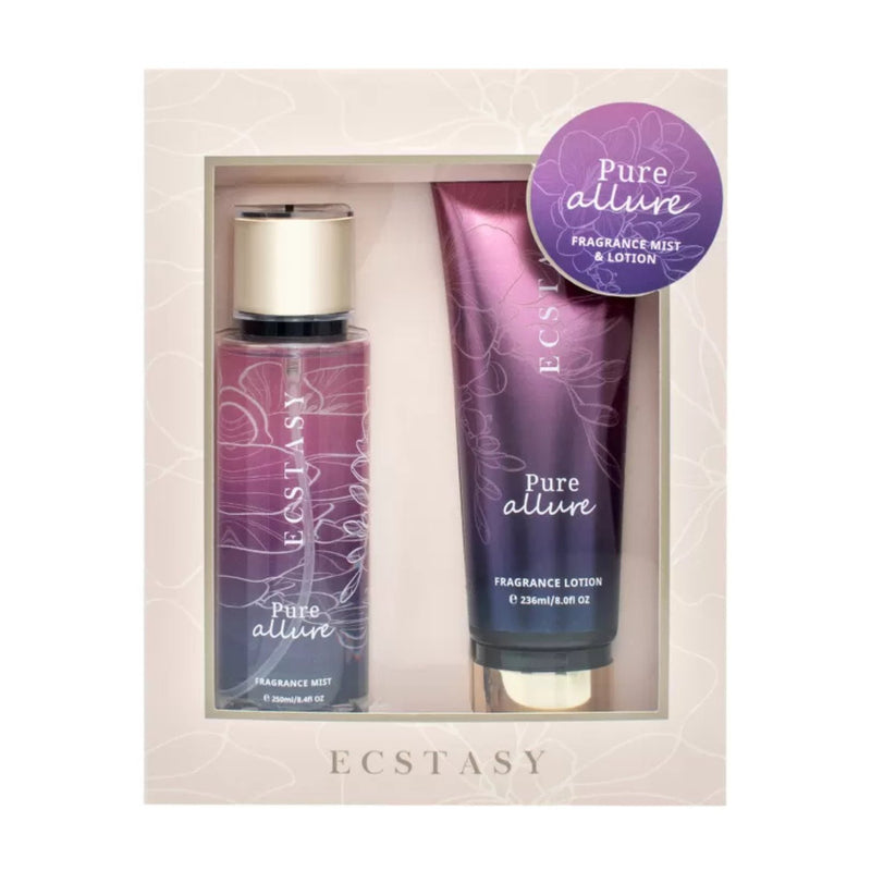 Ecstasy Gift Set Pure Allure Creme + Mist