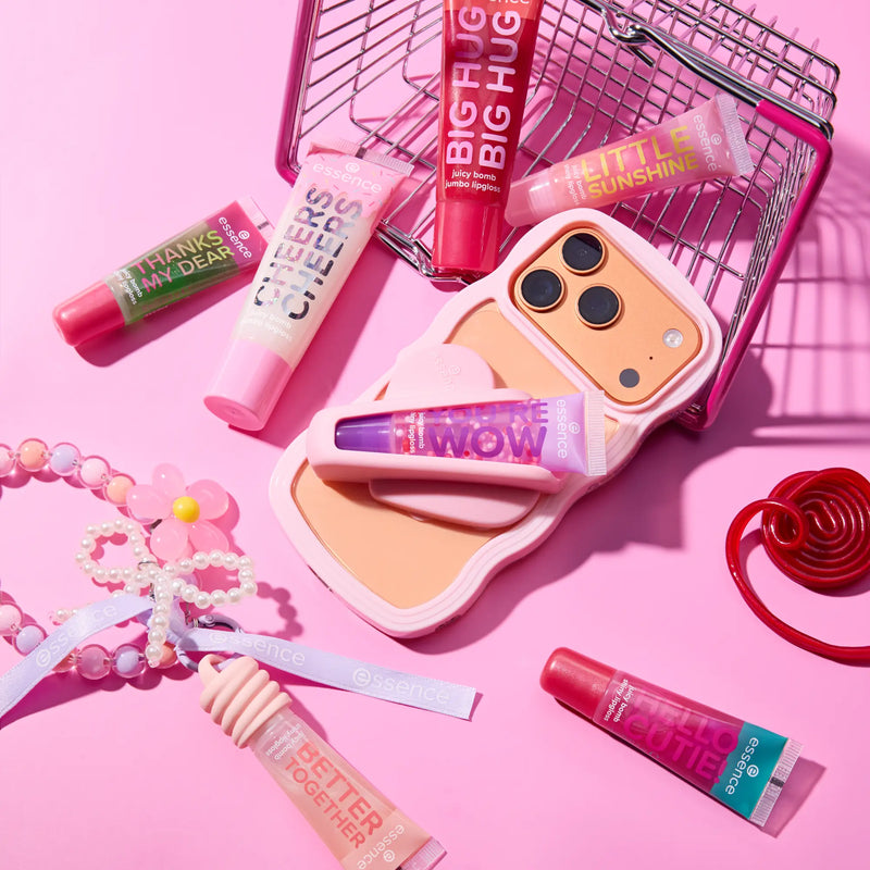 Essence Say It With Juicy Big Hug Juicy Bomb Jumbo Lipgloss 01 Poppin' Pomegranate