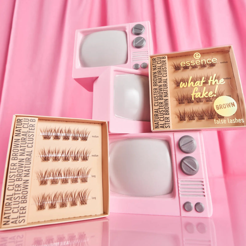 Essence What The Fake! False Lashes 05 Natural Cluster Brown