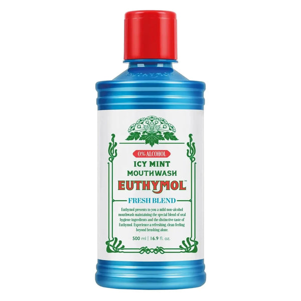 Euthymol Mouthwash Icy Mint 500 ml.