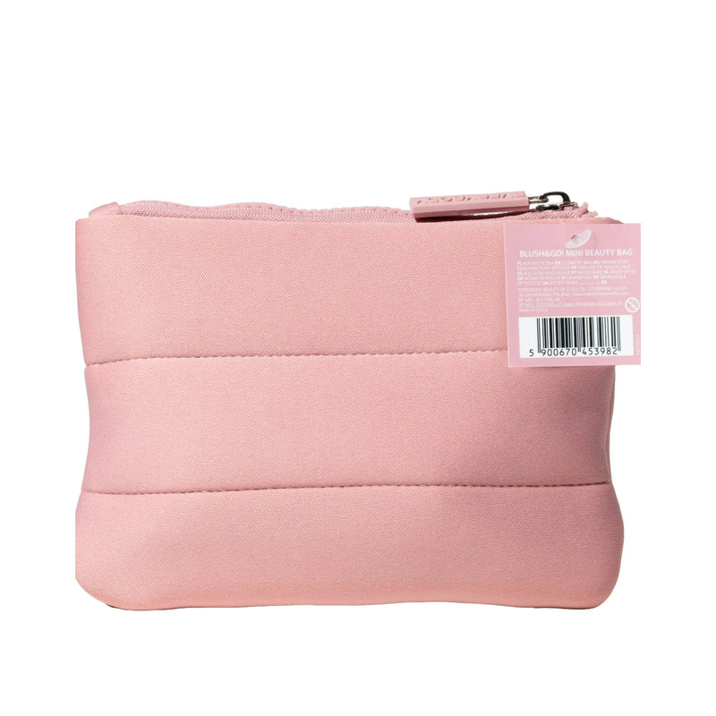 Everybody London Blush & Go! Mini Beauty Bag, zachtroze make-up tasje, foto 5 van 5
