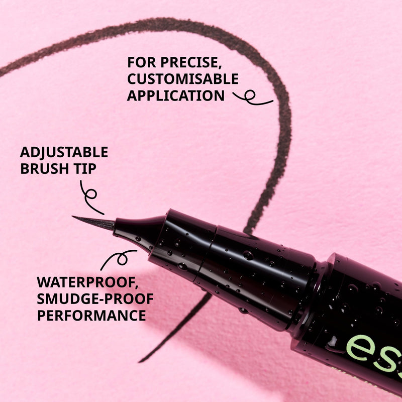 Flick It! Precision Brush Liner Waterproof 01 Black