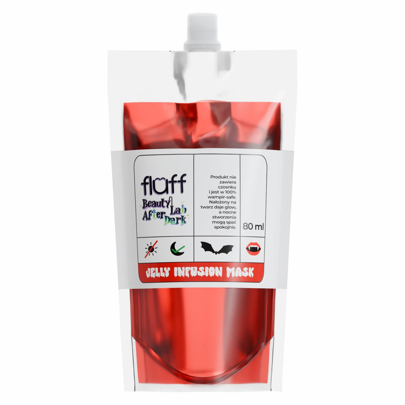 Fluff Beauty Lab After Dark Jelly Infusion Face Mask, hydraterend sheet mask