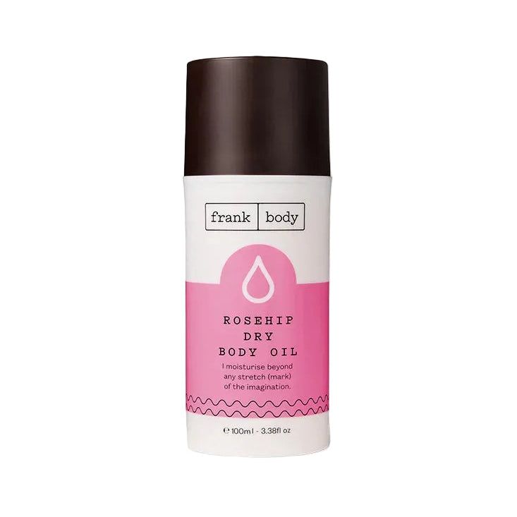 Frank Body Rosehip Dry Body Oil, lichte lichaamsolie met rozenbottelolie