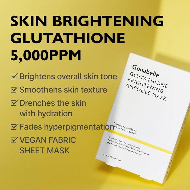 Genabelle Glutathione Brightening Ampoule Mask