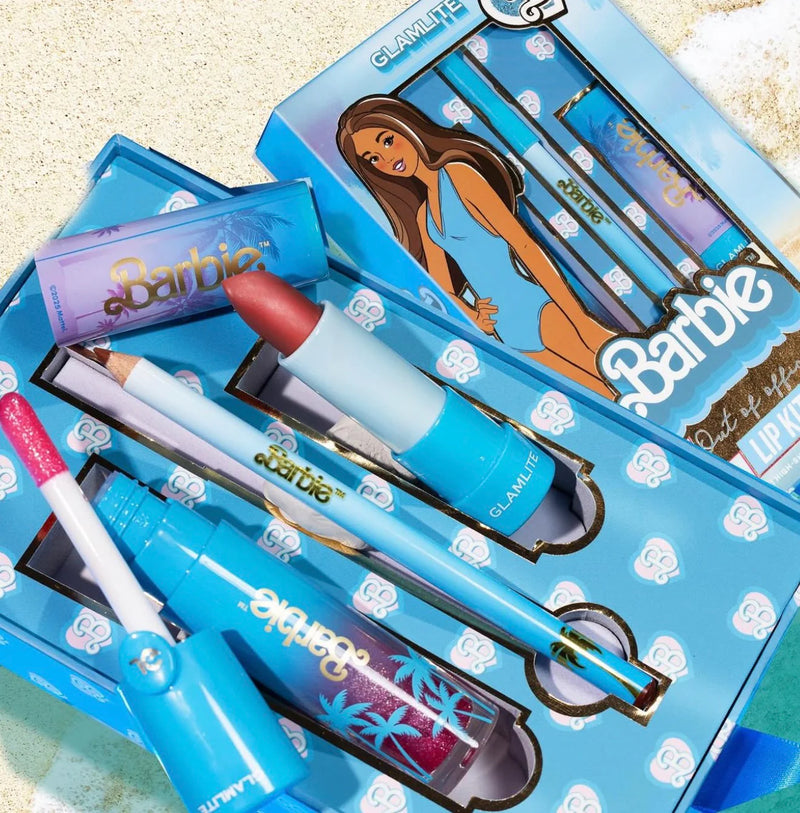 Glamlite x Barbie Out Of Office Lip Kit