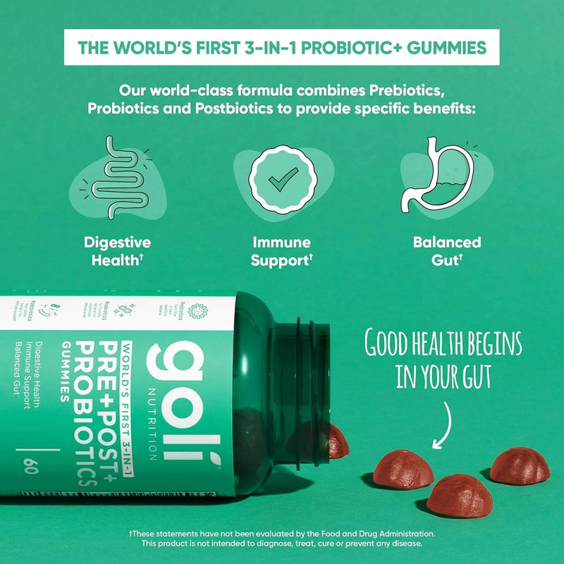 Goli Nutrition Probiotic+ Gummies 4
