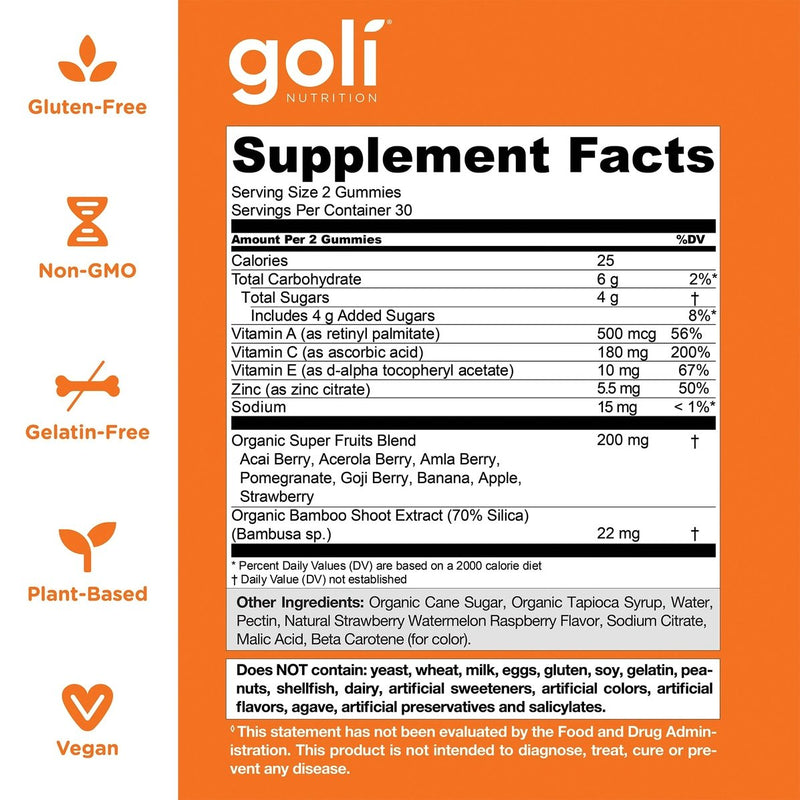 Goli Nutrition Superfruits Gummies 3