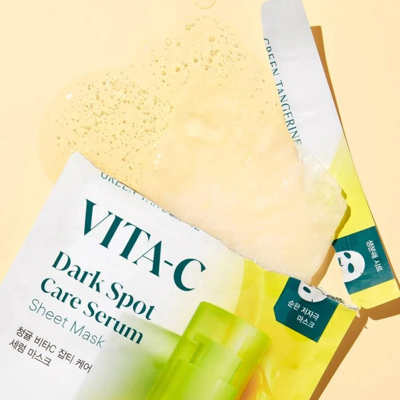 Goodal Green Tangerine Vita C Dark Spot Care Serum Sheet Mask