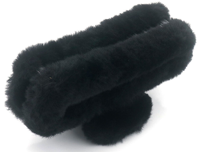 Hair Musthaves Hair Claw Fluffy 12.5cm Black, pluizige haarclip, foto 2 van 2