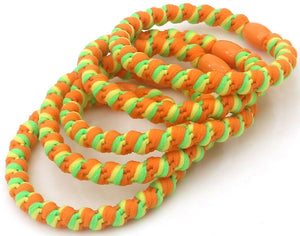 Hair Elastics 5pcs Twisted Multi