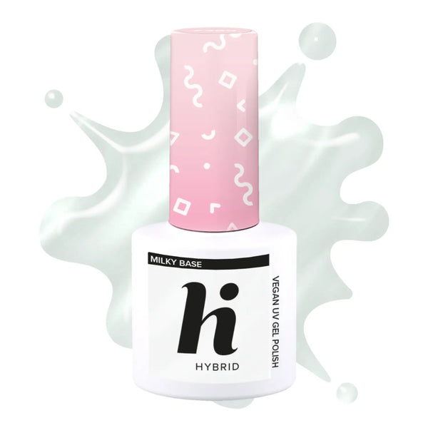 Hi Hybrid Milky Base Coat Gel Polish