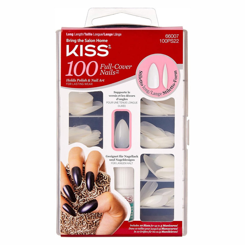 Kiss 100 Nails Long Stiletto