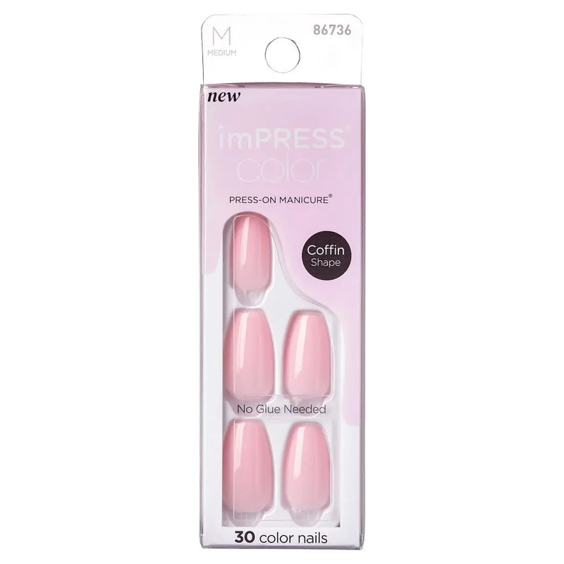 Kiss Impress Color Coffin Pink Dream