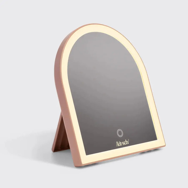 Kitsch Arch Desk Mirror Terracotta