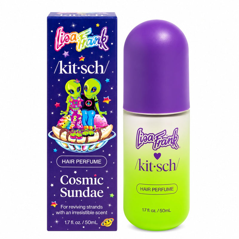 Kitsch X Lisa Frank Cosmic Sundae Hair & Body Perfume Mist, fruitige geurmist voor haar en lichaam