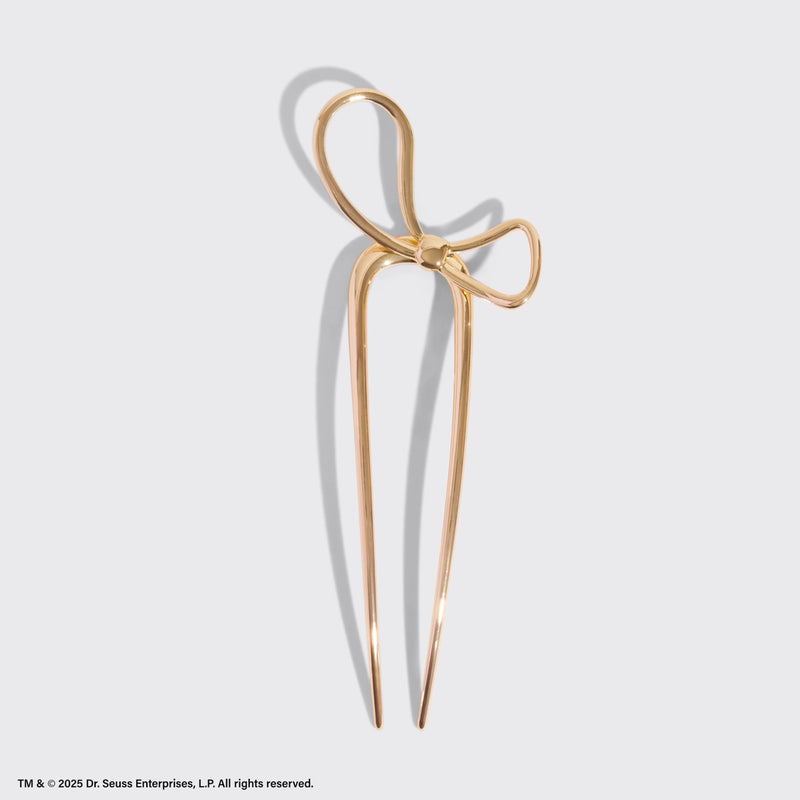 Kitsch x The Grinch Metal Bow French Hair Pin