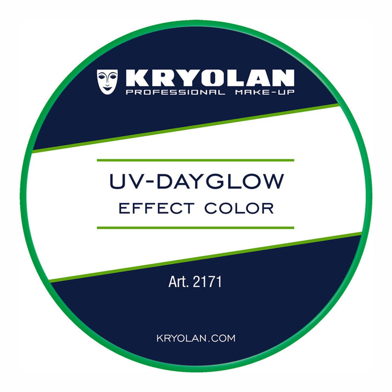 Kryolan Professional Make-up Uv Dayglow Effect Color 8 ml. Uv Green