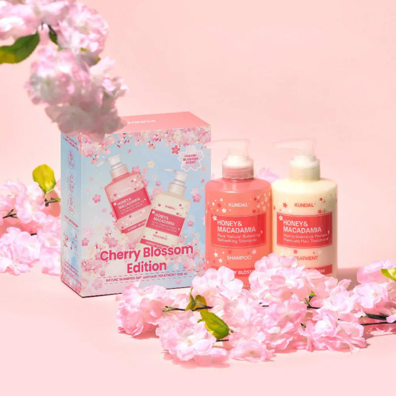 Kundal Honey & Macadamia Nature Shampoo & Treatment Cherry Blossom
