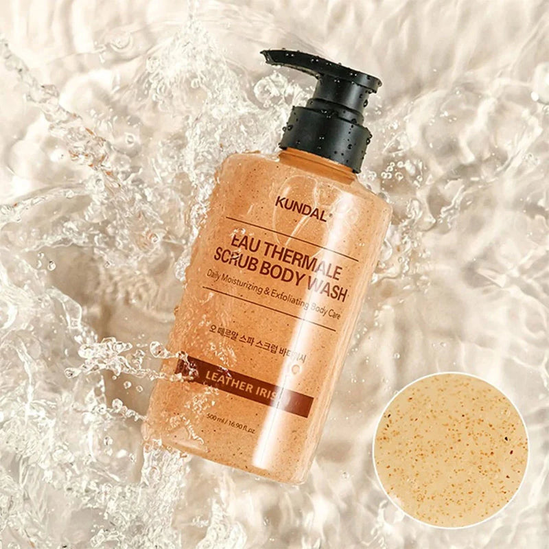 Kundal Scrub Body Wash Leather Iris