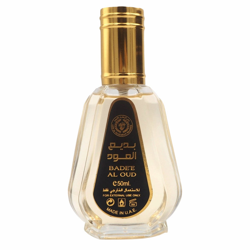 Lattafa Ard Al Zaafaran Badee Al Oud Eau de Parfum, unisex geur met oud en kruidige noten